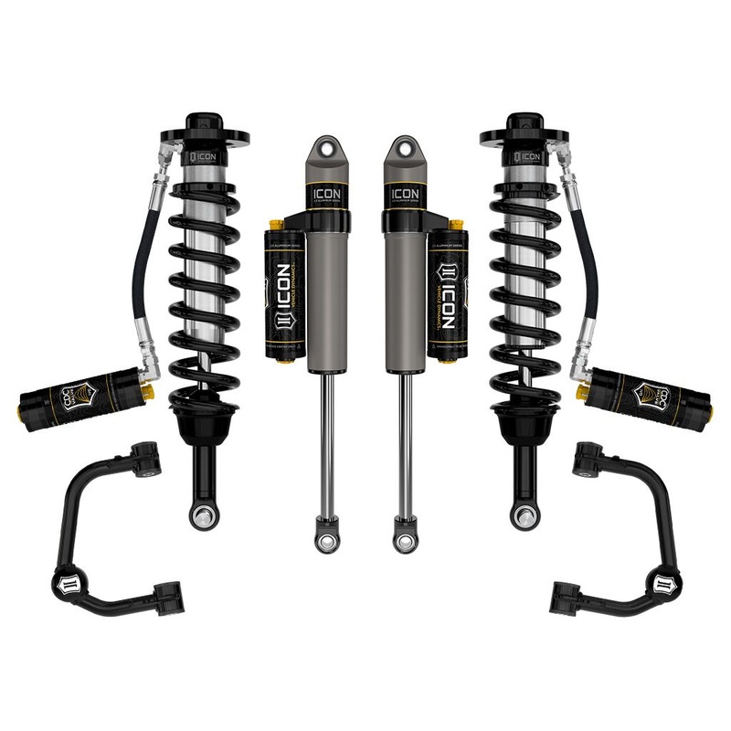 ICON 2021-2023 Ford F-150 Tremor, 2.5-3 Lift, Stage 4 Suspension System, Tubular UCA