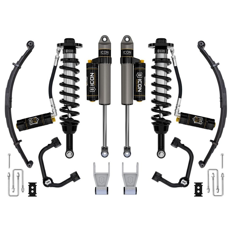 ICON 2021-2023 Ford F-150 Tremor, 2.5-3 Lift, Stage 4 Suspension System, Tubular UCA w/ Leaf Packs