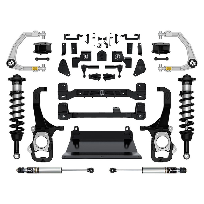 ICON 2022-2023 Toyota Tundra, 6 Lift Stage 2 Suspension System with Billet Upper Control Arms