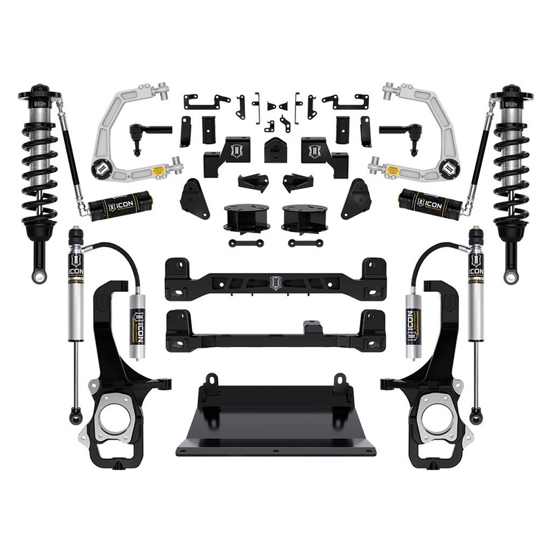 ICON 2022-2023 Toyota Tundra, 6 Lift Stage 3 Suspension System with Billet Upper Control Arms