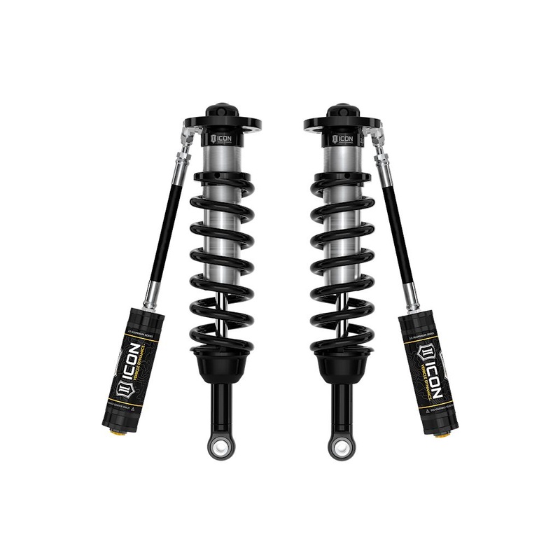 ICON 2022-2024 Toyota Tundra 1.25-3.5 Lift/2023-2024 Sequoia 3-4.5 Lift, V.S. 2.5 Series Front Coilover Kit, Remote Reservoir, Pair