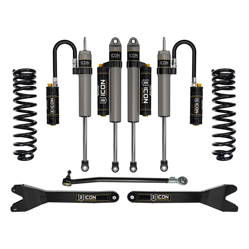 ICON 2023-2024 Ford F-250/F-350 Super Duty 4WD Diesel, 2.5 Lift, Stage 4 Suspension System w/ Radius Arms