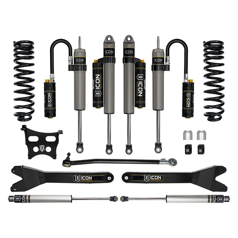 ICON 2023-2024 Ford F-250/F-350 Super Duty 4WD Diesel, 2.5 Lift, Stage 5 Suspension System w/ Radius Arms