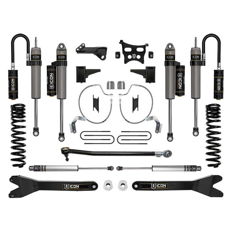 ICON 2023-2024 Ford F-250/F-350 Super Duty 4WD Diesel, 4.5 Lift, Stage 4 Suspension System w/ Radius Arms