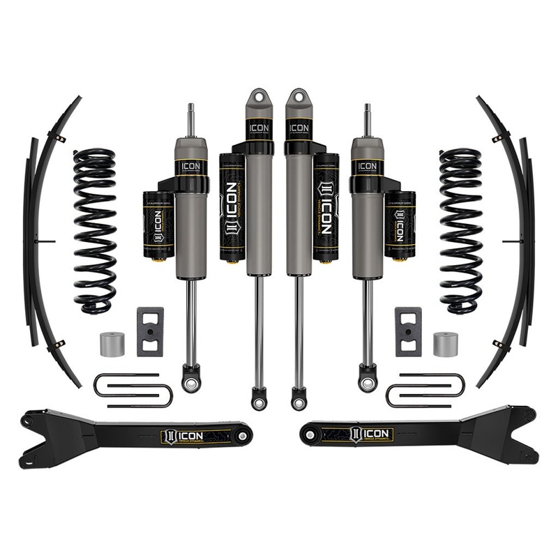ICON 2023-2024 Ford F-250/F-350 Super Duty 4WD Gas, 2.5 Lift, Stage 2 Suspension System w/ Radius Arms and Expansion Packs