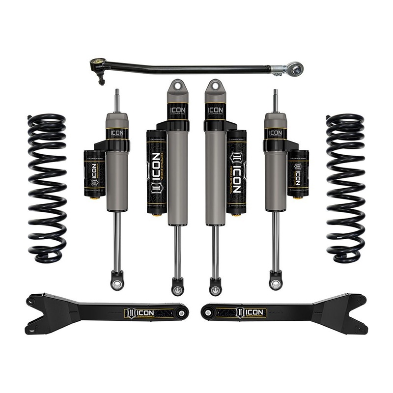 ICON 2023-2024 Ford F-250/F-350 Super Duty 4WD Gas, 2.5 Lift, Stage 3 Suspension System w/ Radius Arms