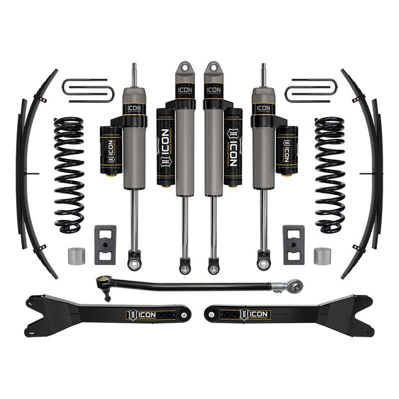 ICON 2023-2024 Ford F-250/F-350 Super Duty 4WD Gas, 2.5 Lift, Stage 3 Suspension System w/ Radius Arms and Expansion Packs