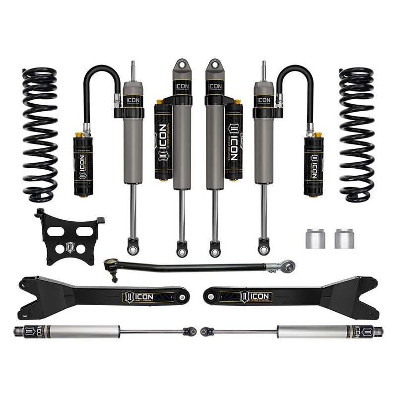 ICON 2023-2024 Ford F-250/F-350 Super Duty 4WD Gas, 2.5 Lift, Stage 5 Suspension System w/ Radius Arms