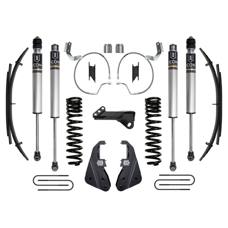 ICON 2023-2024 Ford F-250/F-350 Super Duty 4WD Gas, 4.5 Lift, Stage 1 Suspension System w/ Expansion Packs