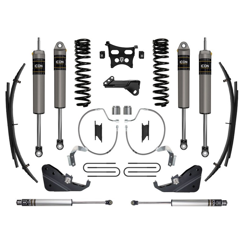 ICON 2023-2024 Ford F-250/F-350 Super Duty 4WD Gas, 4.5 Lift, Stage 3 Suspension System w/ Expansion Packs