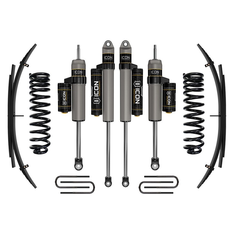 ICON 2020-2023 Ford F-250/F-350 Super Duty 4WD Diesel, 2.5 Lift, Stage 2 Suspension System w/ Expansion Packs