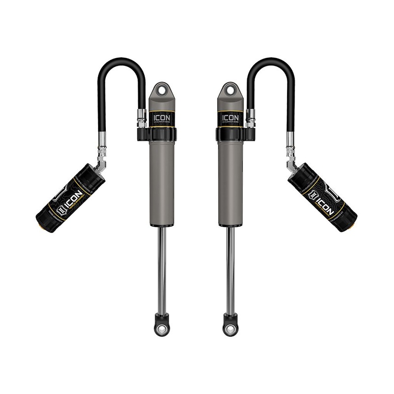ICON 2020-2023 Jeep Gladiator/2018-2023 Jeep Wrangler JL, 2.5 Lift, Front, V.S. 2.5 Aluminum Series Shock Absorbers, Remote Reservoir w/ CDCV, Pair