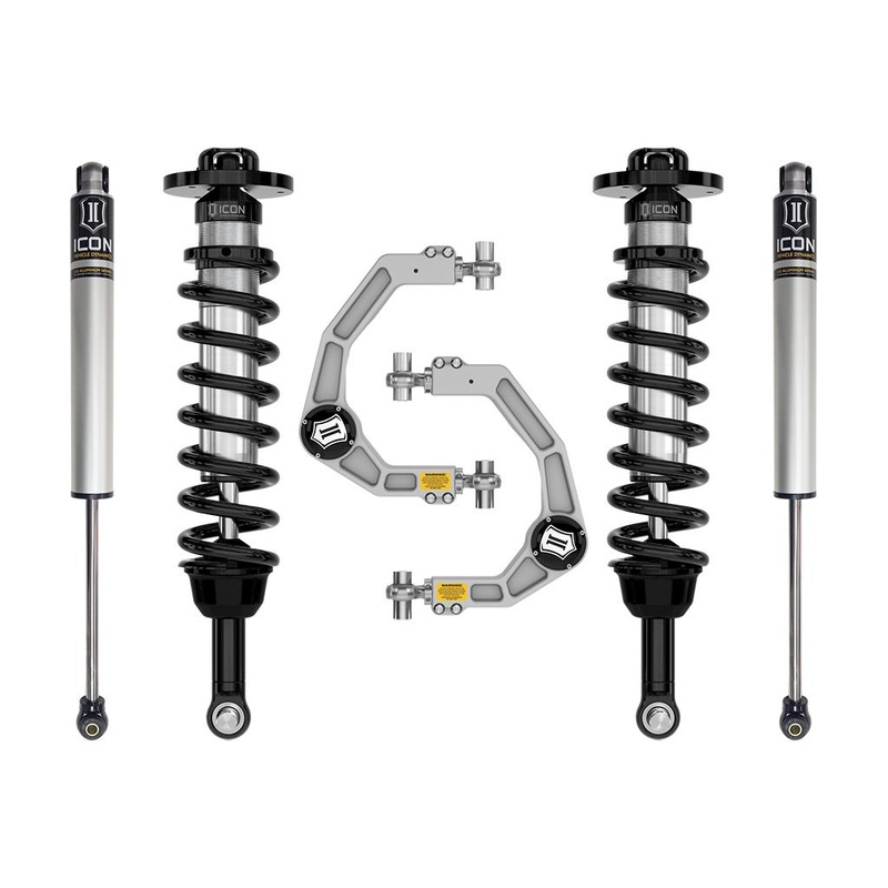 ICON 2021-2023 Ford F-150 4WD, 2.75-3.5 Lift, Stage 1 Suspension System, Billet UCA