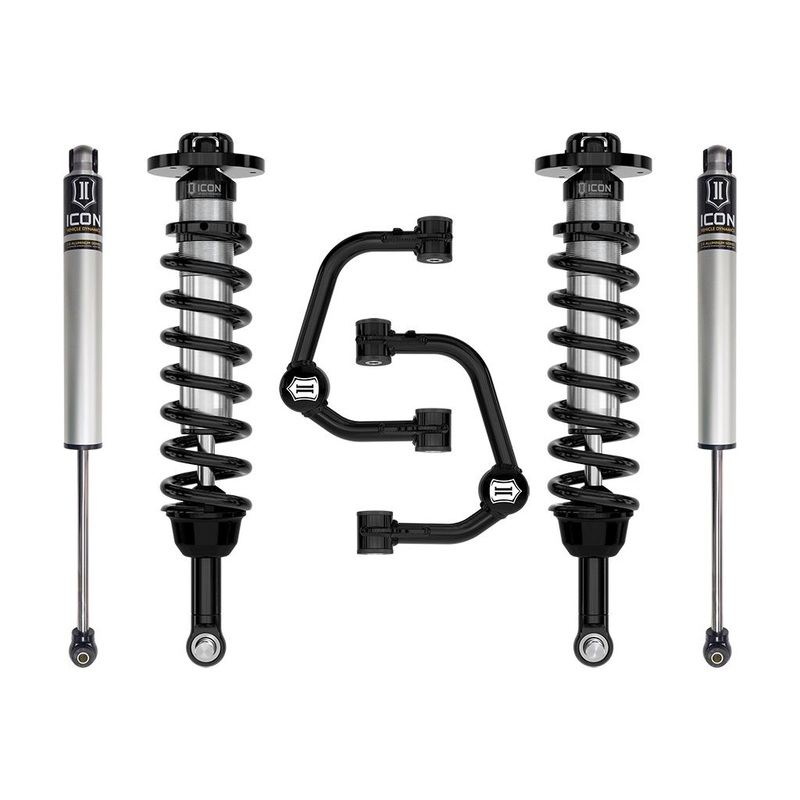 ICON 2021-2023 Ford F-150 4WD, 2.75-3.5 Lift, Stage 1 Suspension System, Tubular UCA