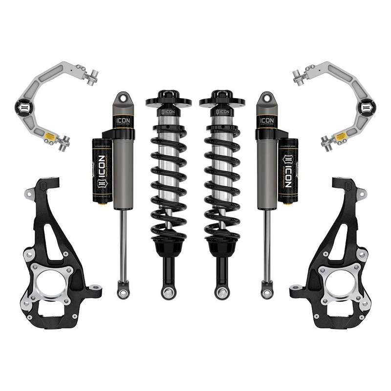 ICON 2021-2023 Ford F-150 4WD, 3.5-4.5 Lift, Stage 2 Suspension System, Billet UCA