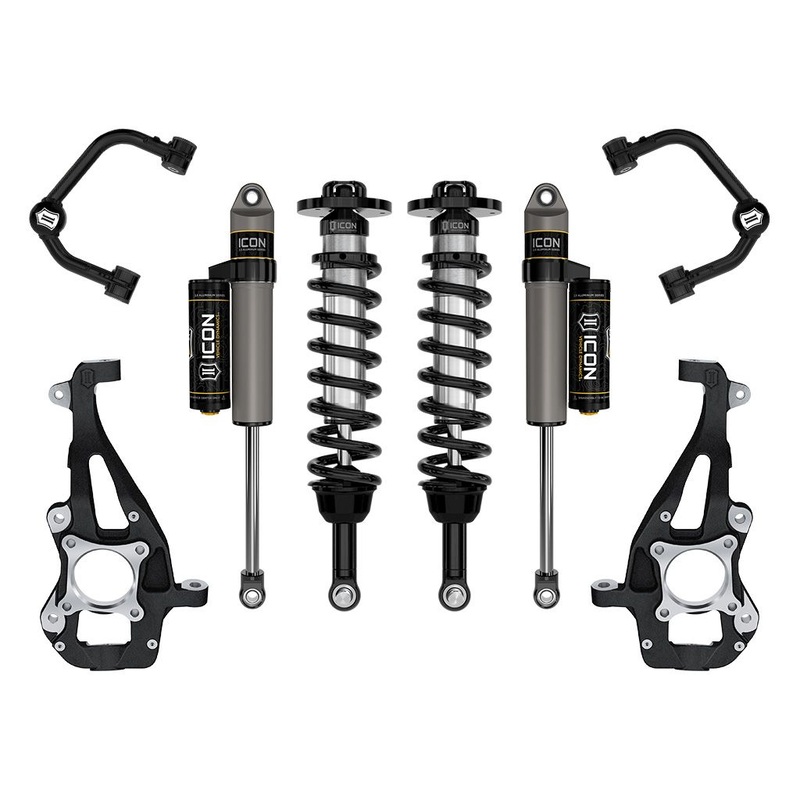 ICON 2021-2023 Ford F-150 4WD, 3.5-4.5 Lift, Stage 2 Suspension System, Tubular UCA
