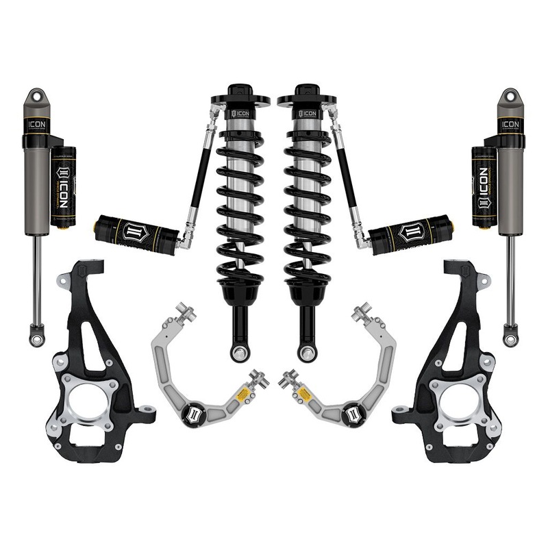 ICON 2021-2023 Ford F-150 4WD, 3.5-4.5 Lift, Stage 3 Suspension System, Billet UCA