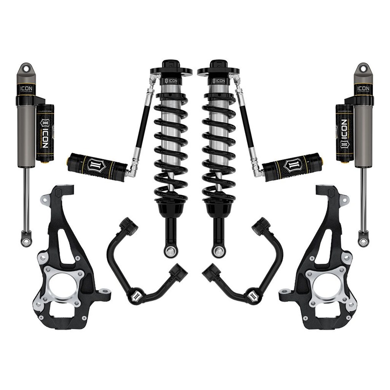 ICON 2021-2023 Ford F-150 4WD, 3.5-4.5 Lift, Stage 3 Suspension System, Tubular UCA