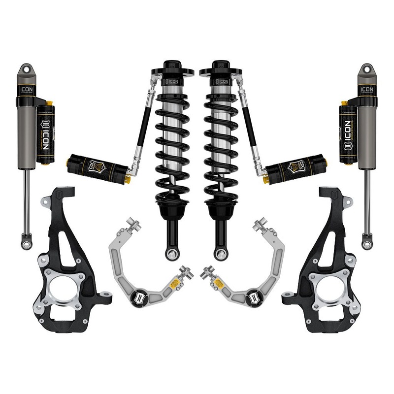 ICON 2021-2023 Ford F-150 4WD, 3.5-4.5 Lift, Stage 4 Suspension System, Billet UCA
