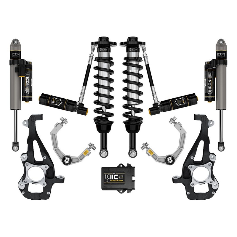 ICON 2021-2023 Ford F-150 4WD, 3.5-4.5 Lift, Stage 5 Suspension System, Billet UCA