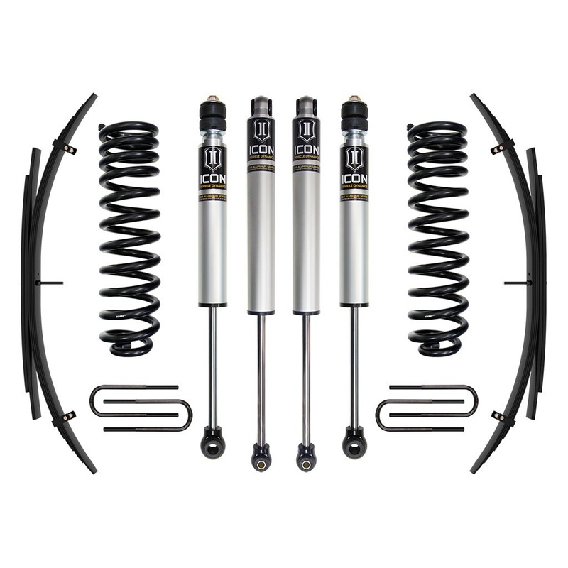 ICON 2017-2019 Ford F-250/F-350 4WD Diesel, 2.5 Lift, Stage 1 Suspension System w/ Expansion Packs