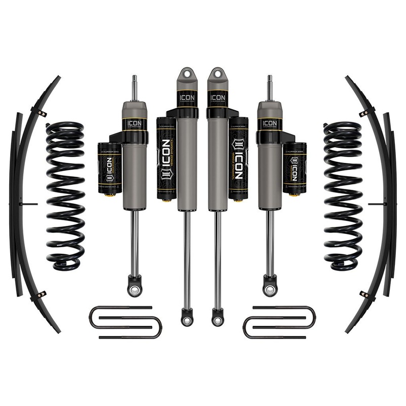 ICON 2017-2019 Ford F-250/F-350 4WD Diesel, 2.5 Lift, Stage 2 Suspension System w/ Expansion Packs