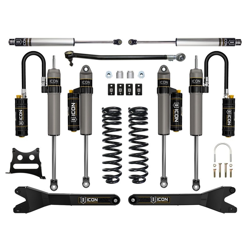 ICON 2017-2019 Ford F-250/F-350 Super Duty 4WD Diesel, 2.5 Lift, Stage 6 Suspension System