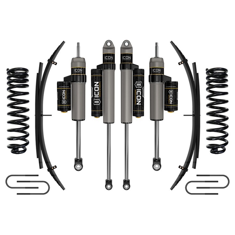 ICON 2008-2010 Ford F-250/F-350 Super Duty 4WD Diesel, 2.5 Lift, Stage 3 Suspension System w/ Expansion Packs