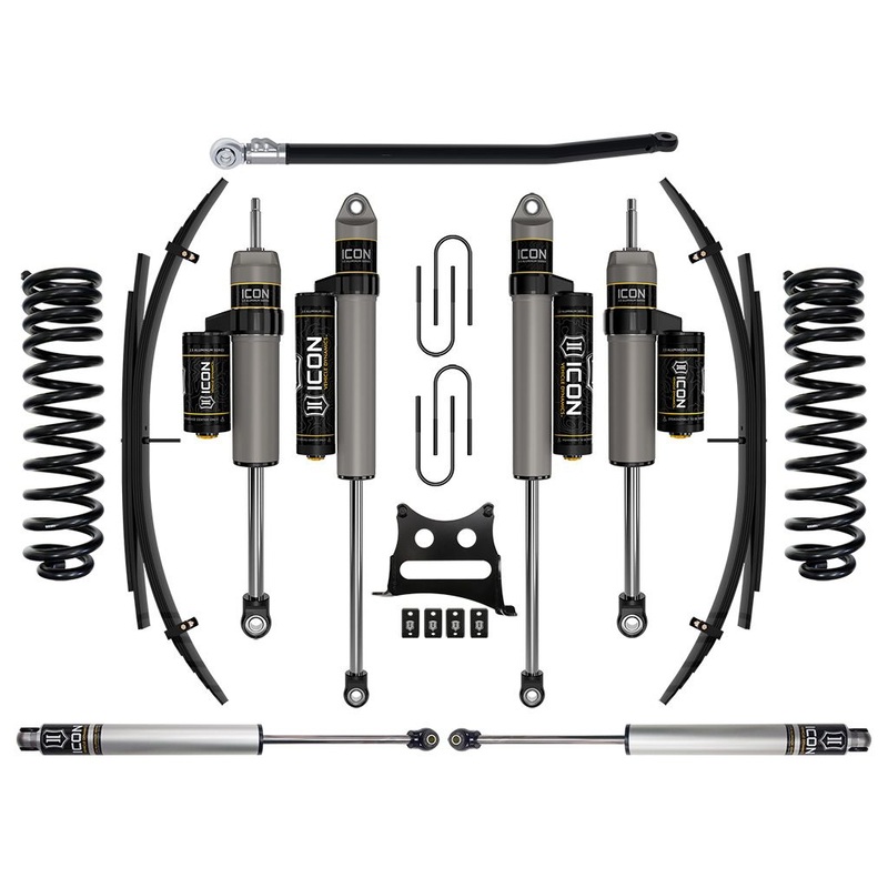 ICON 2008-2010 Ford F-250/F-350 Super Duty 4WD Diesel, 2.5 Lift, Stage 4 Suspension System w/ Expansion Packs