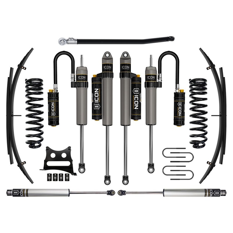ICON 2008-2010 Ford F-250/F-350 Super Duty 4WD Diesel, 2.5 Lift, Stage 5 Suspension System w/ Expansion Packs