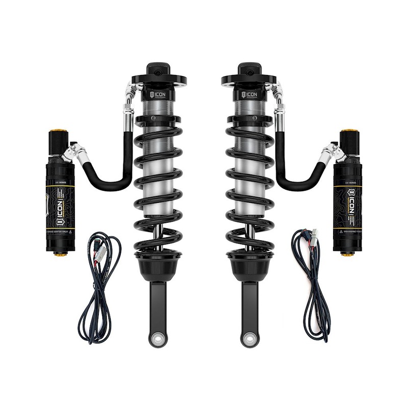 ICON 2010-2024 Toyota 4Runner, 0-3.5 Lift, V.S. 2.5 Series Extended Travel Coilover Kit, Remote Reservoir w/ CDEV