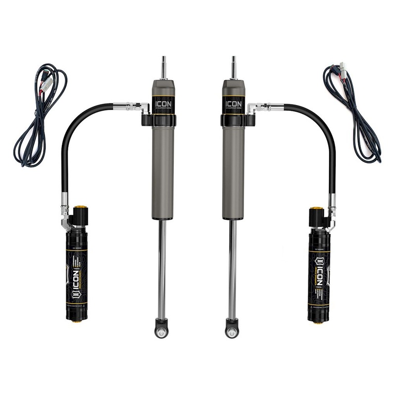 ICON 2010-2024 Toyota 4Runner, 1-3 Lift, Rear V.S. 2.5 Aluminum Series Shocks, Remote Reservoir w/ CDEV, Pair