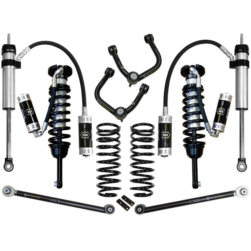 ICON 2010-2024 Toyota 4Runner/2010-2014 Toyota FJ Cruiser, 0-3.5 Lift Stage 5 Suspension System, Tubular UCA
