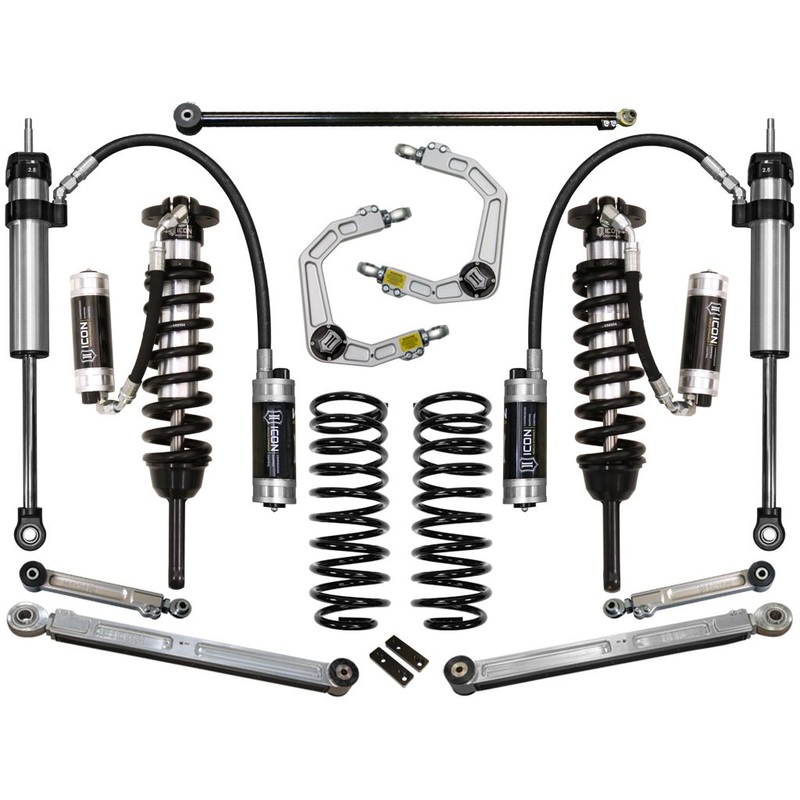 ICON 2010-2024 Toyota 4Runner/2010-2014 Toyota FJ Cruiser, 0-3.5 Lift Stage 7 Suspension System, Billet UCA