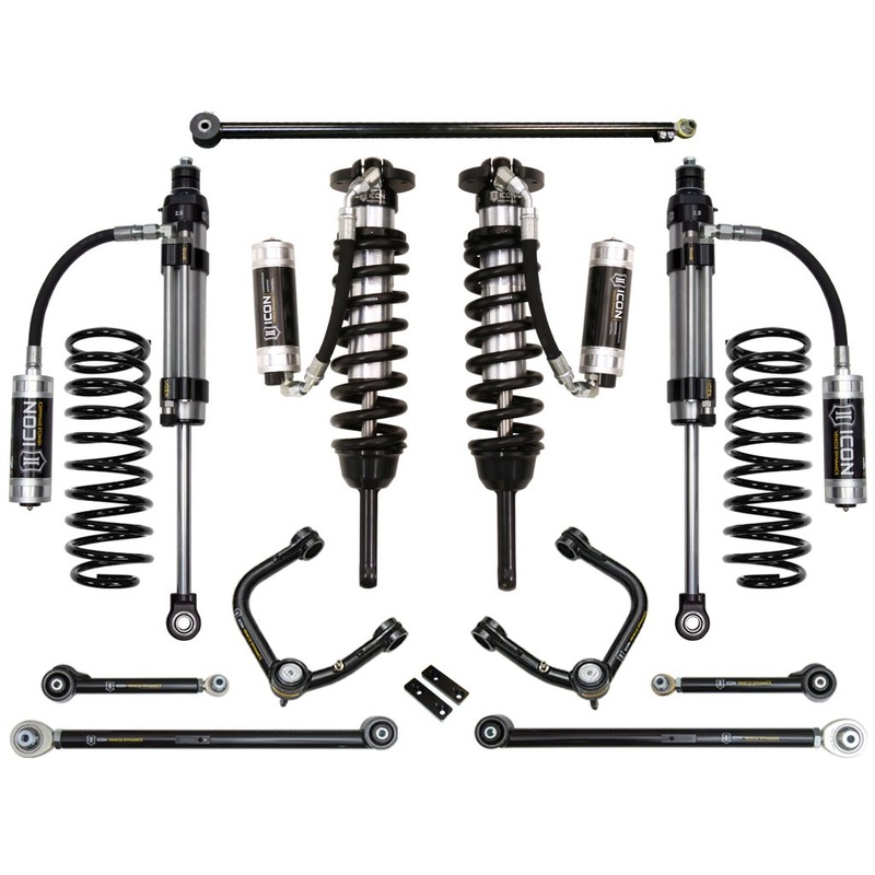 ICON 2010-2024 Toyota 4Runner/2010-2014 Toyota FJ Cruiser, 0-3.5 Lift Stage 8 Suspension System, Tubular UCA