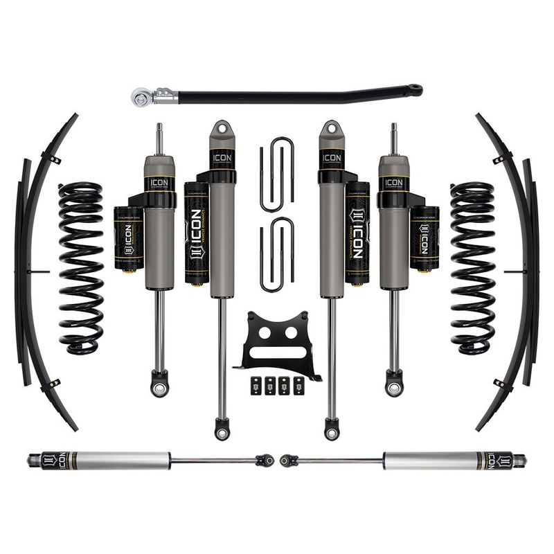 ICON 2011-2016 Ford F-250/F-350 Super Duty 4WD Diesel, 2.5 Lift, Stage 4 Suspension System w/ Expansion Packs