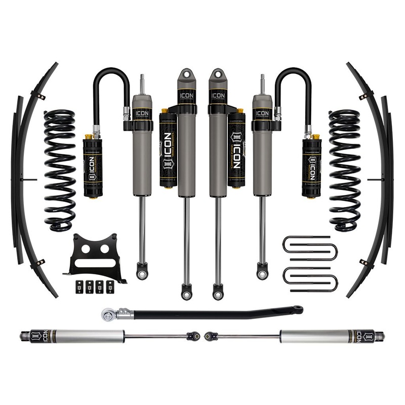 ICON 2011-2016 Ford F-250/F-350 Super Duty 4WD Diesel, 2.5 Lift, Stage 5 Suspension System w/ Expansion Packs