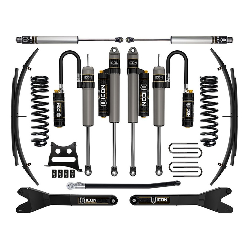 ICON 2011-2016 Ford F-250/F-350 Super Duty 4WD Diesel, 2.5 Lift, Stage 6 Suspension System w/ Expansion Packs