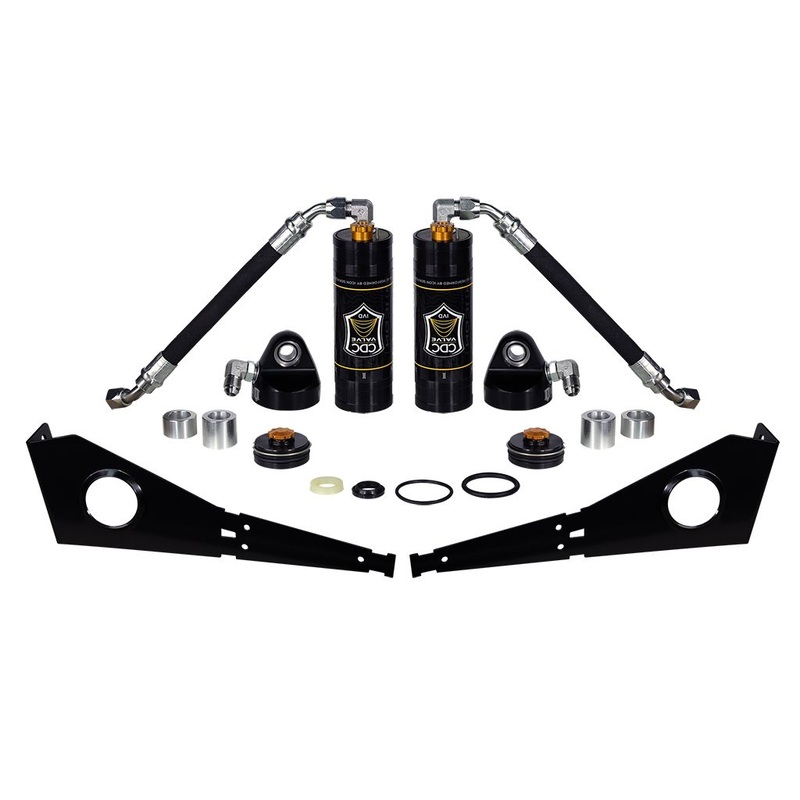 ICON 2005-2023 Toyota Tacoma/2007-2014 FJ Cruiser/2003-2024 4Runner, Front, Coilover Reservoir w/CDCV Upgrade Kit w/ Seals, Pair