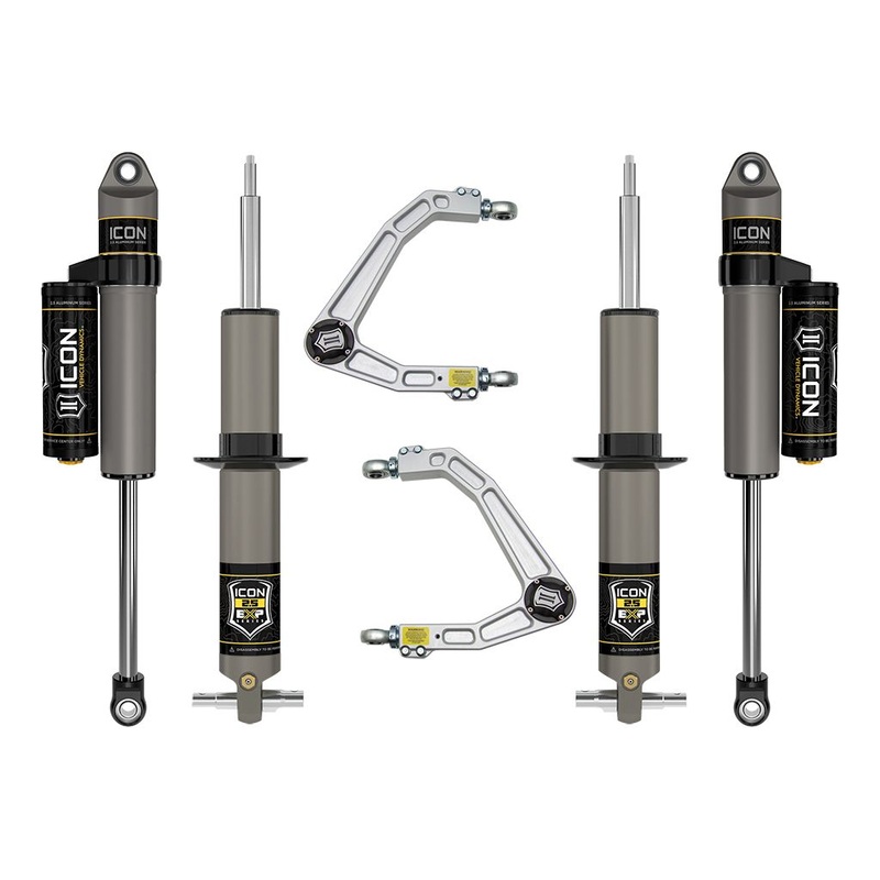 ICON 19-23 GM 1500, 2.375-3.75 Lift, Stage 3 EXP Suspension System, Billet
