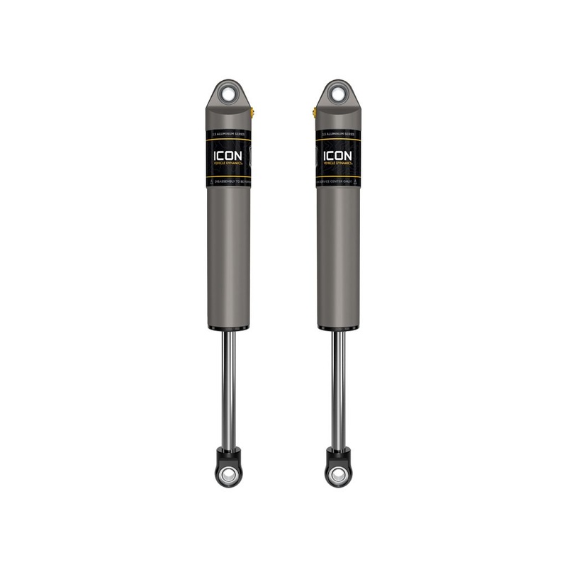 ICON 1999-2024 Ford F-250/F-350 Super Duty, 3-6 Lift, Rear, V.S. 2.5 Aluminum Series Shock Absorbers, Internal Reservoir, Pair