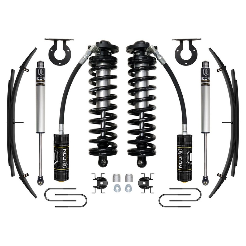 ICON 05-16 Ford F250/F350, 2.5-3 Lift, Stage 1 Coilover System w/ Leaf Springs