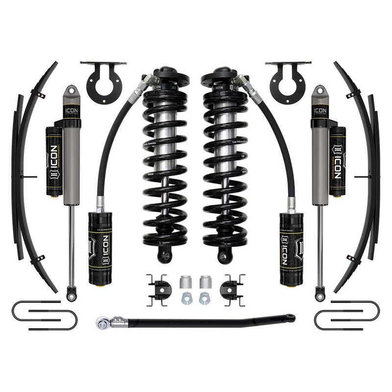 ICON 08-10 Ford F250/F350, 2.5-3 Lift, Stage 3 Coilover System w/ Leaf Springs