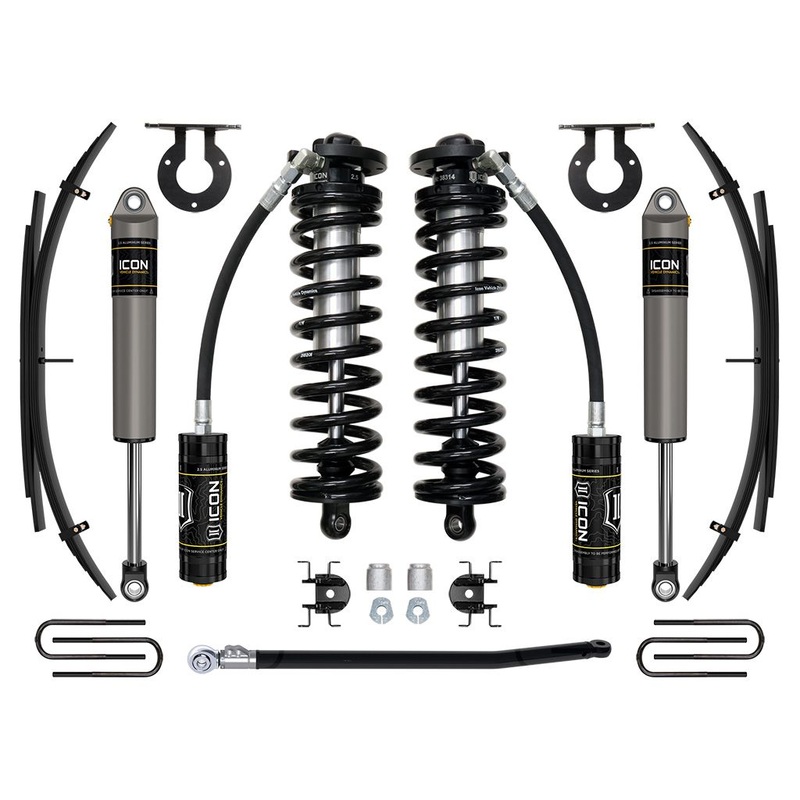 ICON 11-16 Ford F250/F350, 2.5-3 Lift, Stage 2 Coilover System w/ Leaf Springs