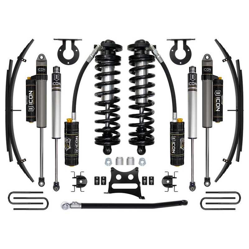 ICON 11-16 Ford F250/F350, 2.5-3 Lift, Stage 4 Coilover System w/ Leaf Springs