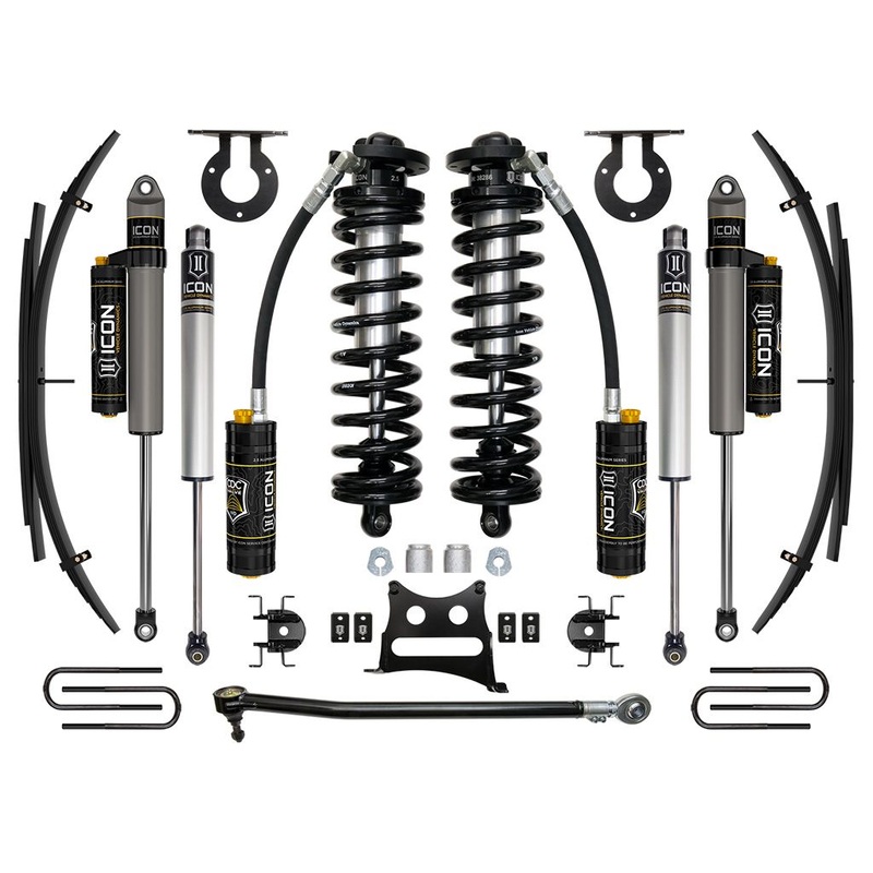 ICON 17-22 Ford F250/F350, 2.5-3 Lift, Stage 4 Coilover System w/ Leaf Springs