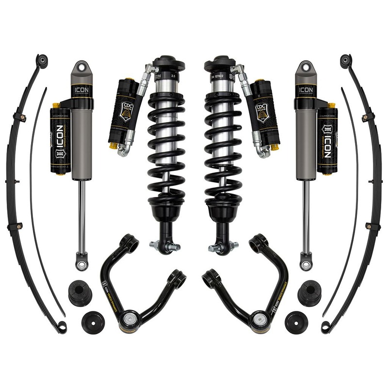 ICON 19-21 Ford Ranger, 0-3.5 Lift, Stage 8 Susp System, Tubular UCA Al Knuckle