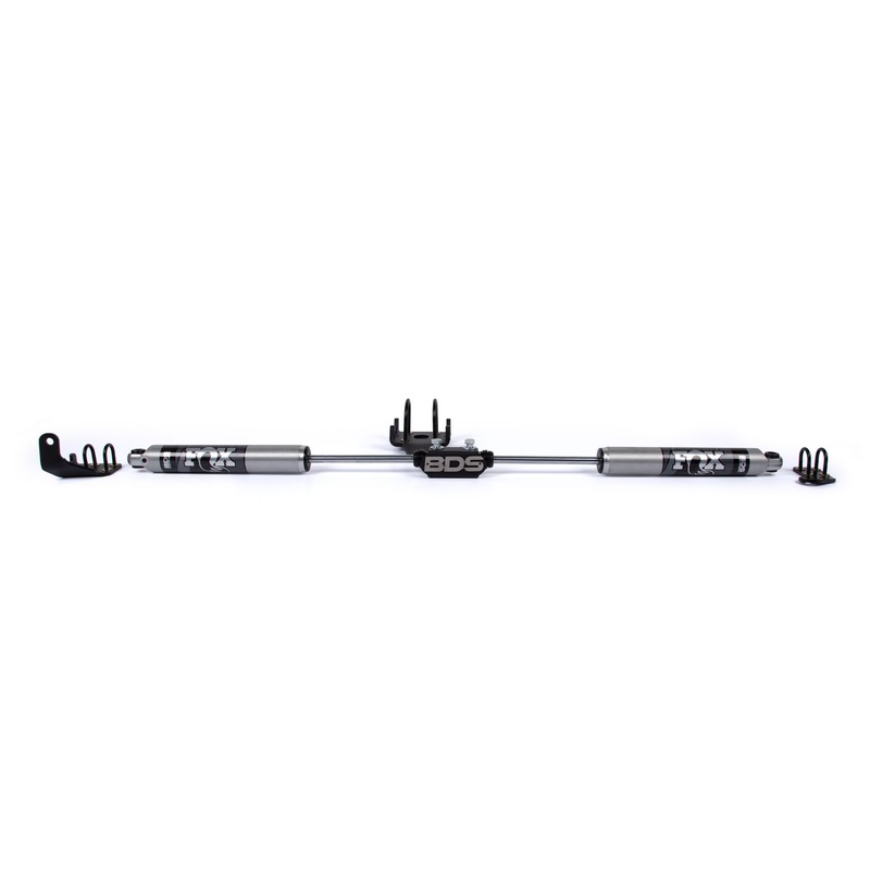 Dual Steering Stabilizer Kit w/ FOX 2.0 Performance Shocks  Dodge Ram 1500 (94-01) and 2500 (94-02) 4WD