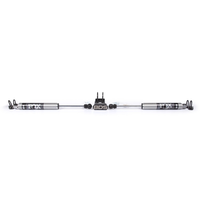 Dual Steering Stabilizer kit W/ FOX 2.0 Performance Shocks  Jeep Wrangler JL (18-24) and Gladiator JT (21-23)