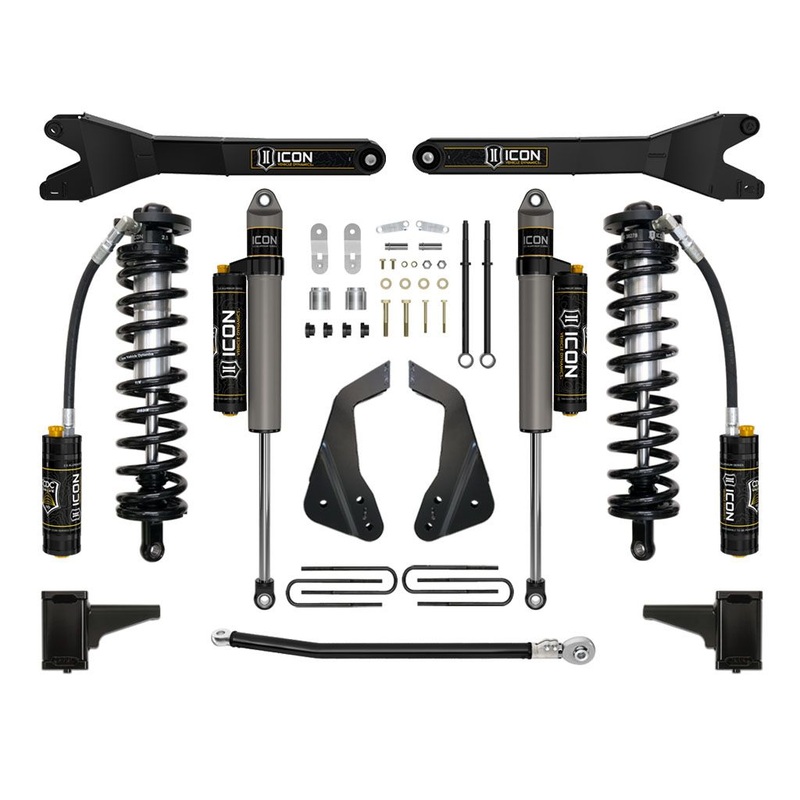 05-07 FORD F250/F350 4-5.5 STAGE 4 COILOVER CONVERSION SYSTEM W RADIUS ARM